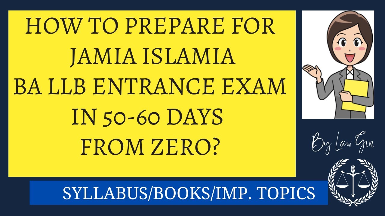 How to prepare for Jamia Islamia LLB Entrance exam in 50-60 days from Zero| JMI BA LLB 2022 Strategy