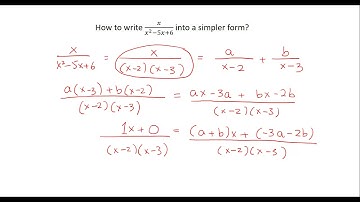 How to transform partial fraction when we have non repeated linear factor