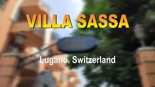 Beautiful views of Lake Lugano. Switzerland. VILLA SASSA.