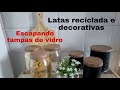 DIY - ENCAPANDO TAMPAS DE POTES E LATAS RECICLADAS