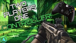Two Players One Controller! - Aup & Bootyify (Advanced Warfare)