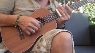 Video thumbnail of "ParisTexas - Ry Cooder - Ukulele baryton"