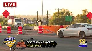 Traffic impacts increase as water main replacement project continues in Colorado Springs