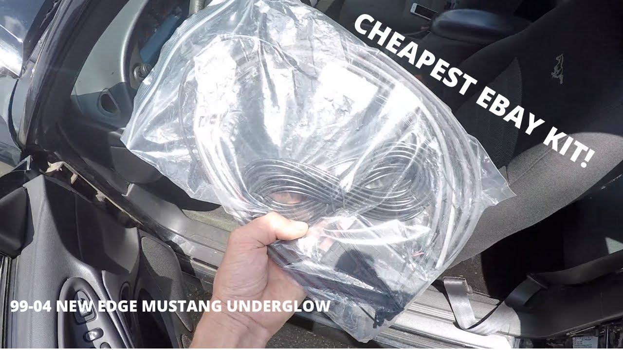 How To Install Underglow on a 9904 Ford Mustang GT (Cheapest eBay Kit