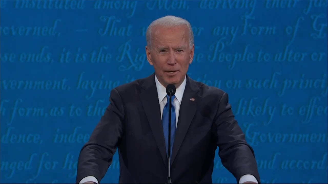 Trump And Biden Face Off In Final Presidential Debate - YouTube
