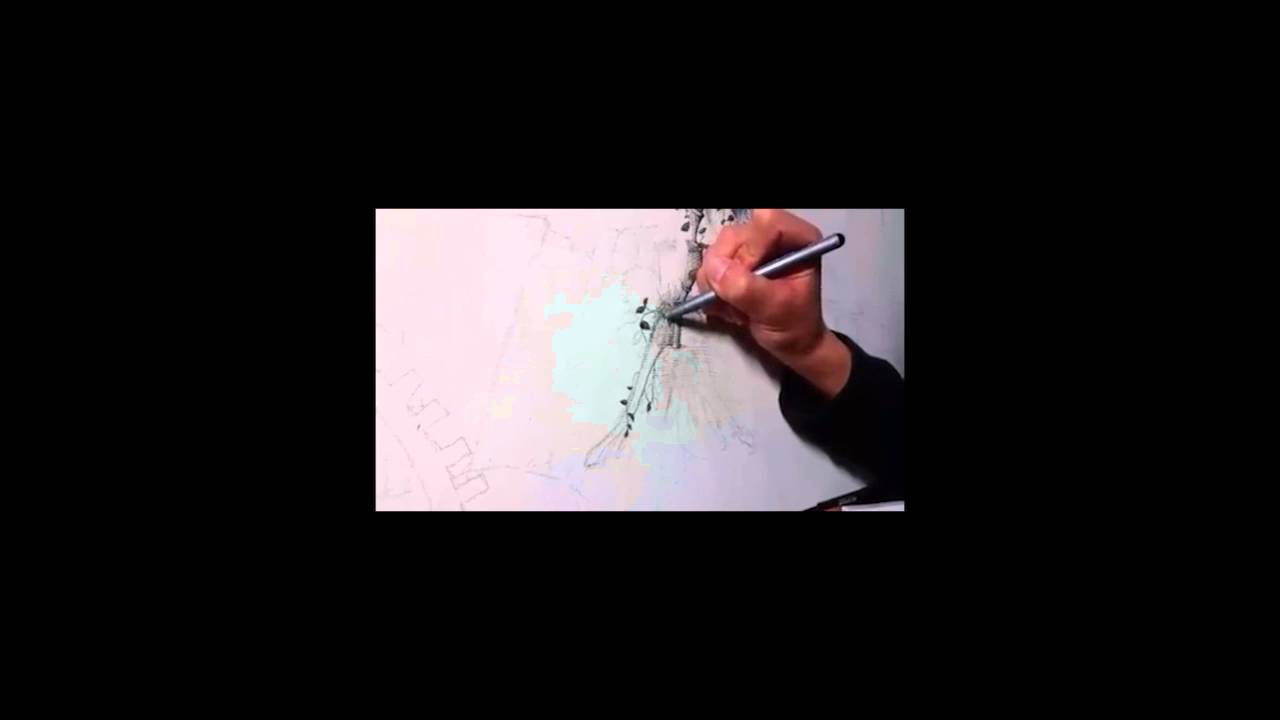 キングコング西野が絵を描いているところ Youtube