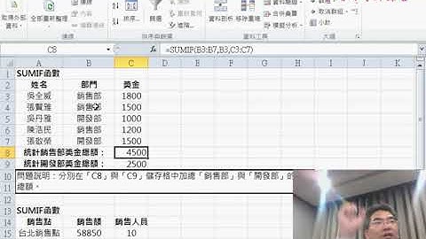 12 SUMIF函數說明
