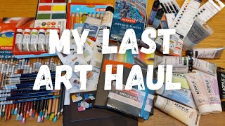 my BIGGEST - and LAST - ART supply HAUL 🎨