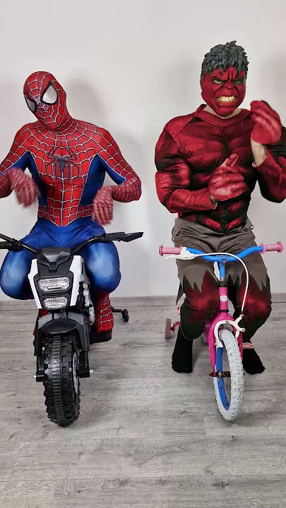 Red Hulk and Spiderman Patli Kamariya More hi hi #shorts