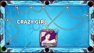 She Went CRAZY on Dragon Hunt Ice Table 😱 | 8 Ball Pool Slippery Ice GamingWithK screenshot 4