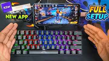 2024 😱 New app to play free fire with keyboard and mouse | keyboard mouse se free fire kaise khele