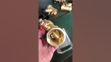 Brass balancing valve