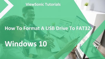 Instructional Video | How To Format A USB Drive To FAT32 In Windows 10 (2020)