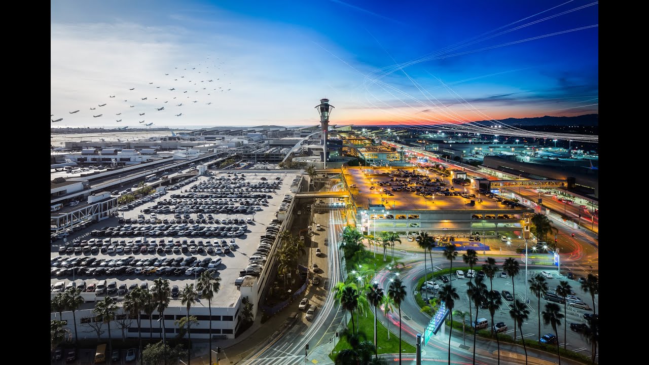 LAX Timelapse from Old Control Tower YouTube