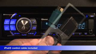 Alpine CDE-126BT Car Receiver Display and Controls Demo | Crutchfield Video