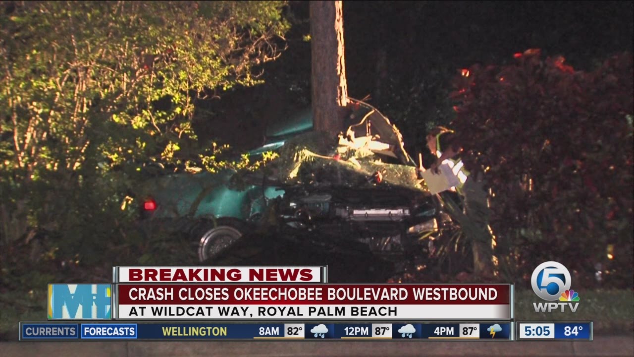 Fatal wreck closes portion of Okeechobee Blvd. in Royal Palm Beach