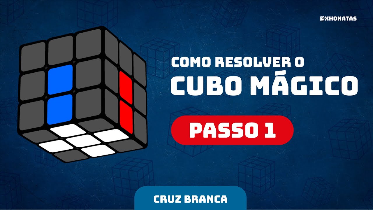 Como MONTAR o CUBO MÁGICO - PASSO 7 (Meios da última camada) 