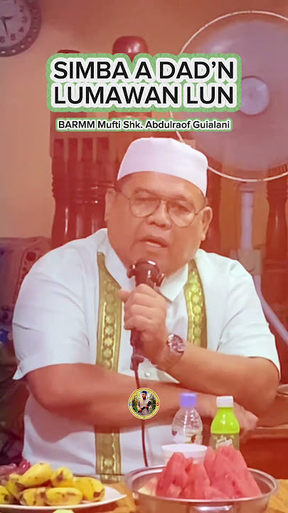 Simba a dadn lumawan lun! by Mufti Abdulraof Guialani