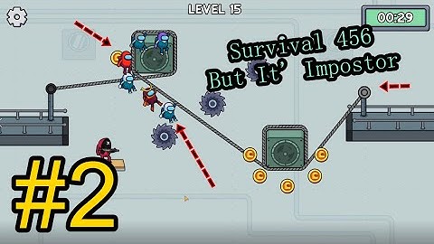 Survival 456 - Gameplay Walkthrough Part 2 - Rope Rescue: Levels 1 - 15 (Android, iOS)