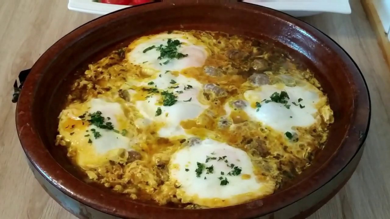Tagine Marocain de Boulettes de Viande & Oeufs Moroccan Meatball