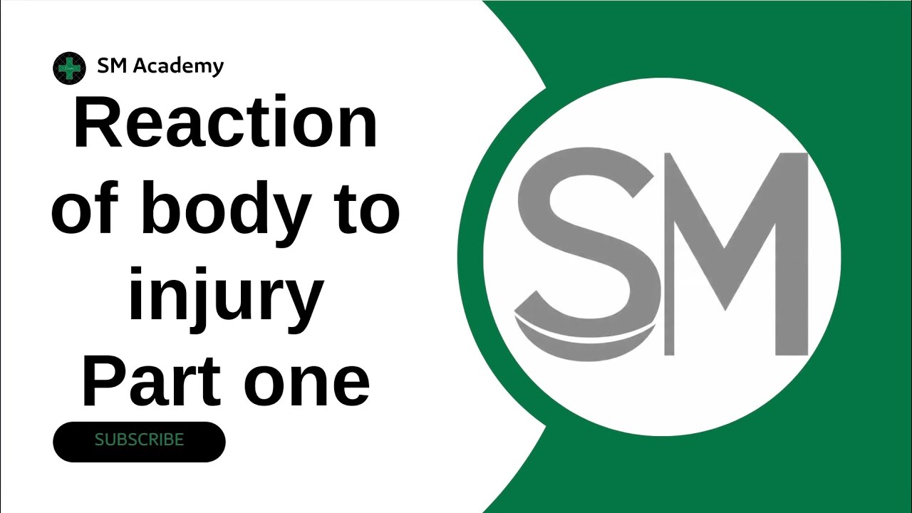 تخدير مرحلة ثانية - أسس الجراحة - تفاعل الجسم للاصابة Reaction of Body to Injury الجزء الاول