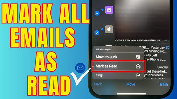 How to Mark All Emails as Read in Mail app on iPhone (iOS 26)