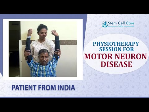 Physiotherapy session for Motor Neuron Disease patient during stem cell Therapy at SCCI| Stem Cells
