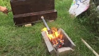 In this video, we are making a Japanese box bellow out of scrap wood to blow oxygen into a forge. If you have any questions or 