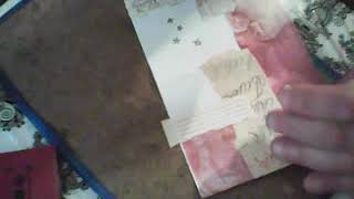 Collaging card for journaling