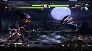 Mortal Kombat 9 - Skarlet & Rain Ladder Playthrough Part 1 (Request)