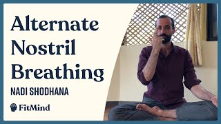 How to Do Alternate Nostril Breathing (Nadi Shodhana Pranayama) - Dr. Frieder Schlecht by FitMind 2,187 views 3 years ago 4 minutes, 8 seconds