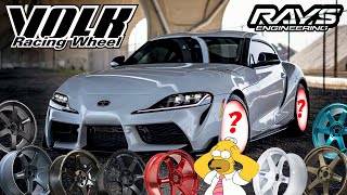 Toyota Supra GR gets TE37 SL wheels