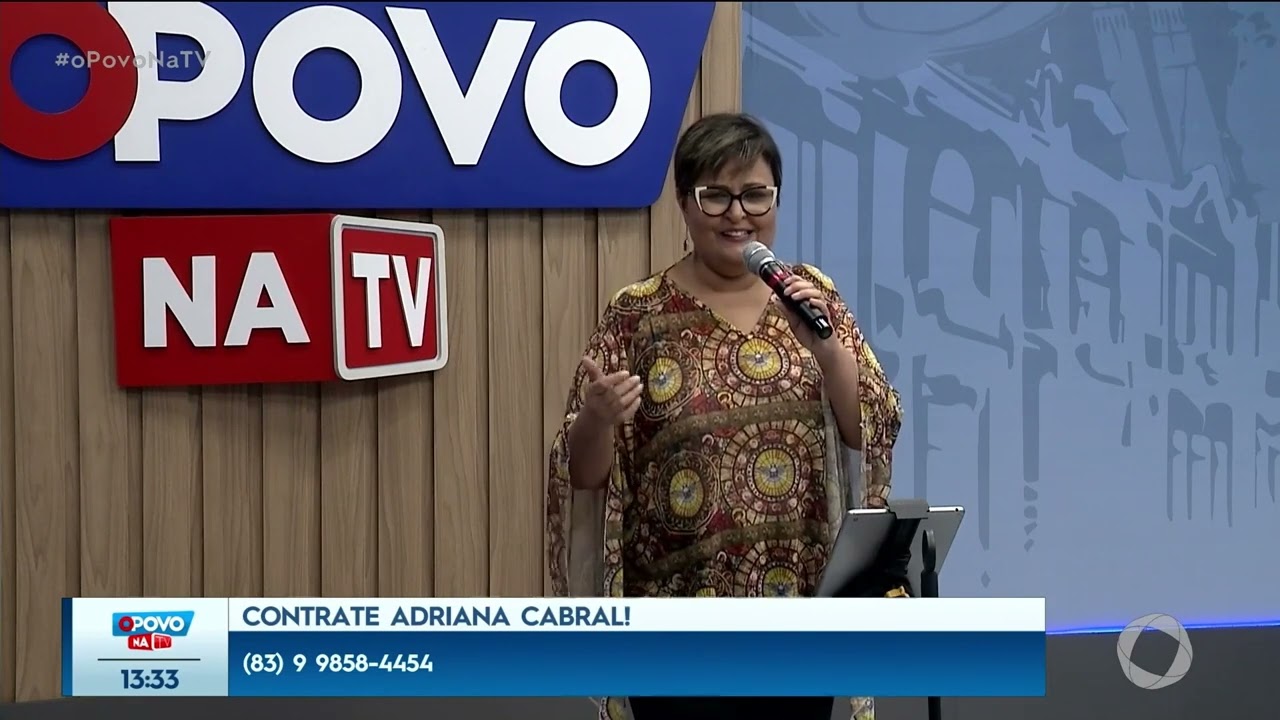 Adriana Cabral canta os maiores sucessos da música internacional - Parte 4 - O Povo na TV