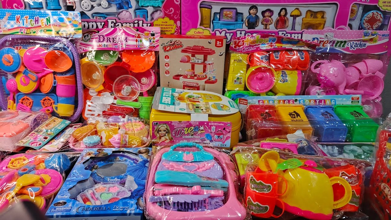 8 Minutes Satisfying with Unboxing Hello Kitty Kitchen Set | Miniature Kitchen Set Making with Toy