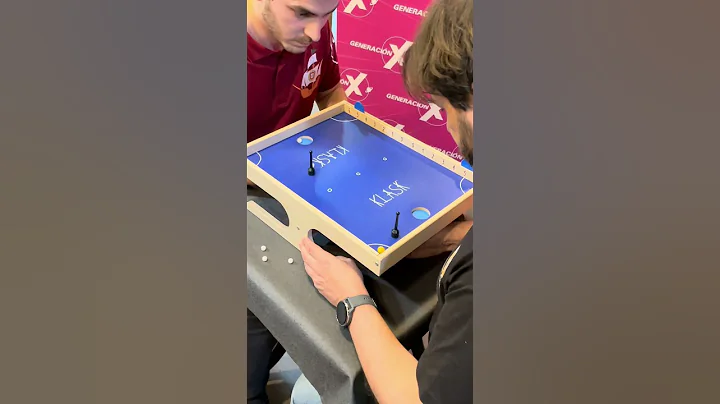 Watch this next level gameplay from the pros! 😲 #KLASK #boardgames #shorts