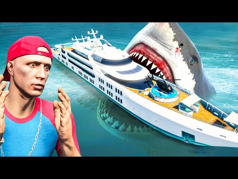 MEGALODON HAI ANGRIFF in GTA 5 RP!