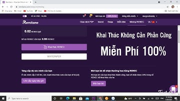 Hướng Dẫn Đào Coin ReNec Miễn Phí 100% - Sàn Remitano - Sàn Rất Uy Tín