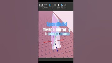 SpeedBuild | Making a Mirror in Roblox Studio | #roblox #robloxstudio #speedbuild