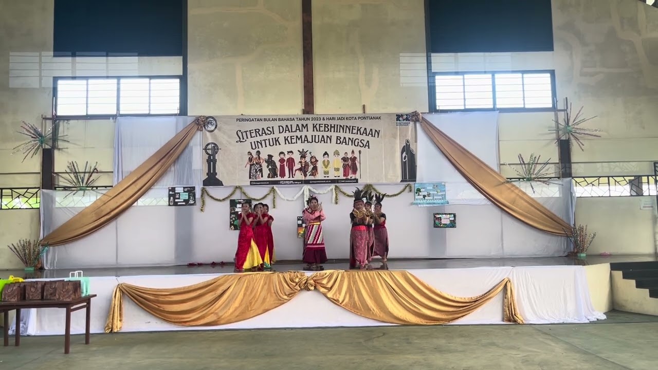 Tarian Tionghoa, Dayak dan Melayu SMP Gembala Baik Pontianak 2023
