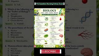 Nursing Entrance 2026 PYQ | UP CNET CPET RUHS BCECE Previous Year Questions...