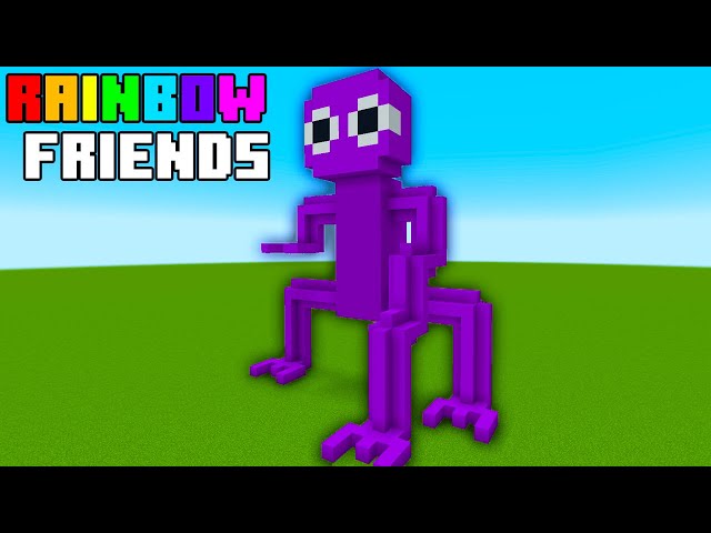 purple from rainbow friends Minecraft Mob Skin