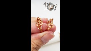 Play with wire | Eternity Knot Rings | celtic style @LanAnhHandmade  646 #Shorts
