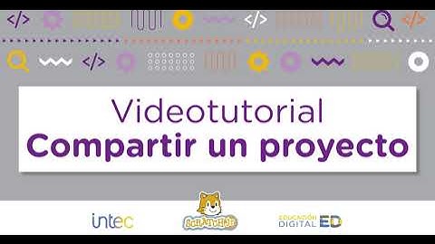 Videotutorial Compartir un proyecto Scratch Jr.