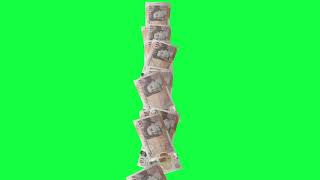 Money 10 Pounds UK England Notes Motion Graphics 4K 30fps Copyright Free screenshot 2