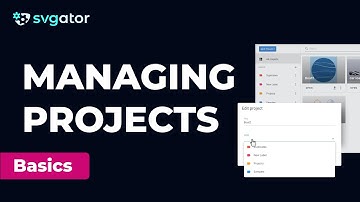 Managing Projects & Labels | SVGator