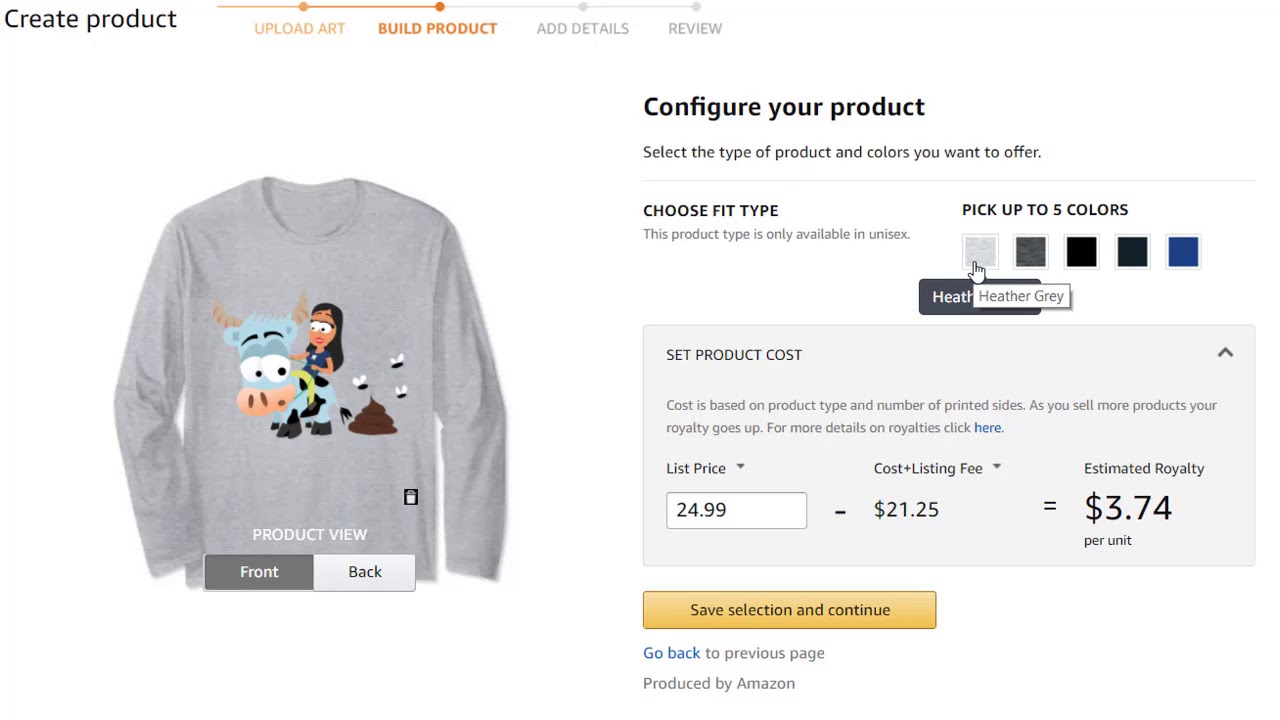 Merch by Amazon [Update 36]: Just Got Approved to Sell Long Sleeve T