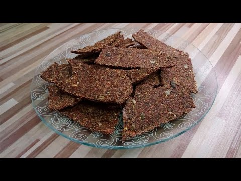 Сыроедение. Простой рецепт бездрожжевых хлебцов. Сыроедческий хлеб.