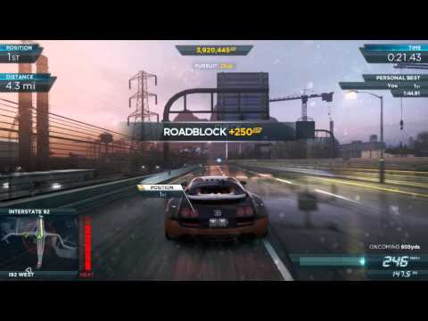 NFS Most Wanted 2012 Most Wanted List 4 1 37 06 Bugatti Veyron SuperSport Full Pro Mods