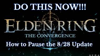 Convergence Mod Players Do this NOW Before Tomorrow s Elden Ring Patch