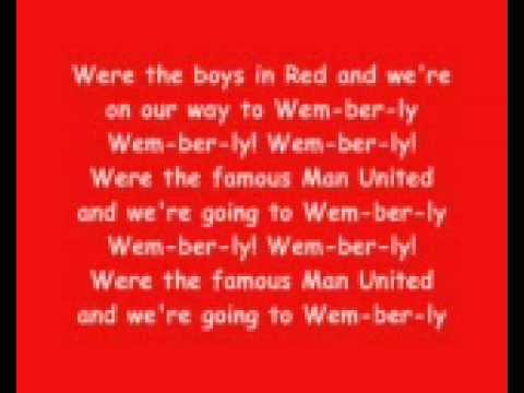 manchester united song